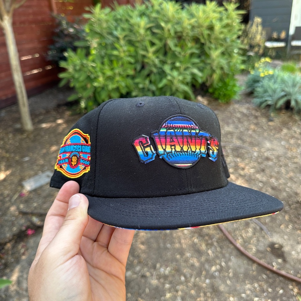 ⚾️New Era 59Fifty Fitted Hat 7 5/8 MLB San Francisco Giants Woven Fabric🧢